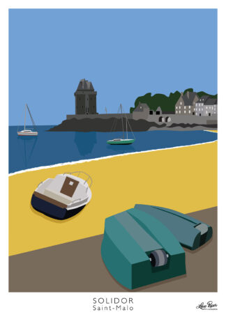 Affiche Saint-Malo Solidor