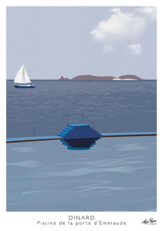 Affiche Dinard Piscine