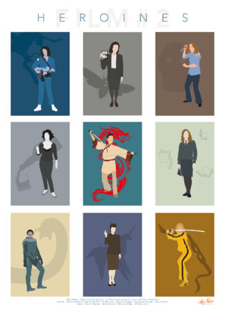 Affiche Fan-Art - Héroïnes de films 2
