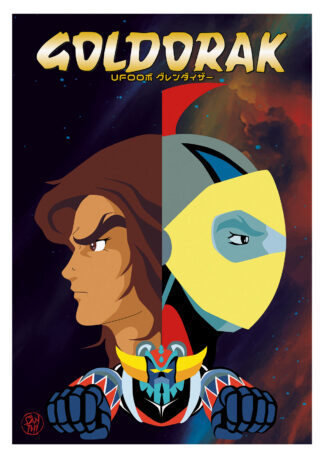 Affiche Fan-Art - Goldorak/Actarus