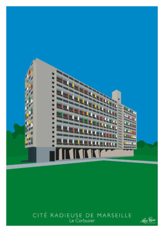 Affiche Cité Radieuse de Marseille