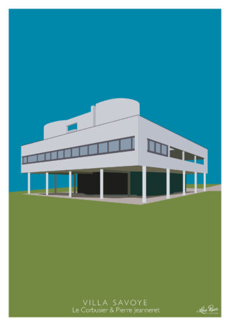 Affiche Villa Savoye