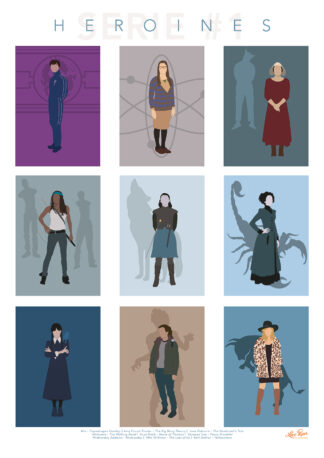 Affiche Fan-Art - Héroïnes de séries 1