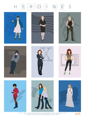 Affiche Fan-Art - Héroïnes de séries 2